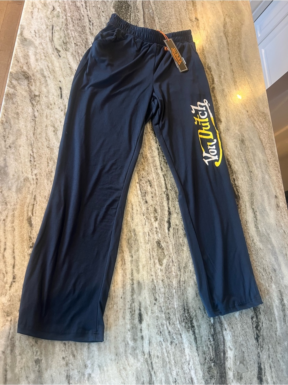 Von Dutch women’s Navy Logo Lounge Pants